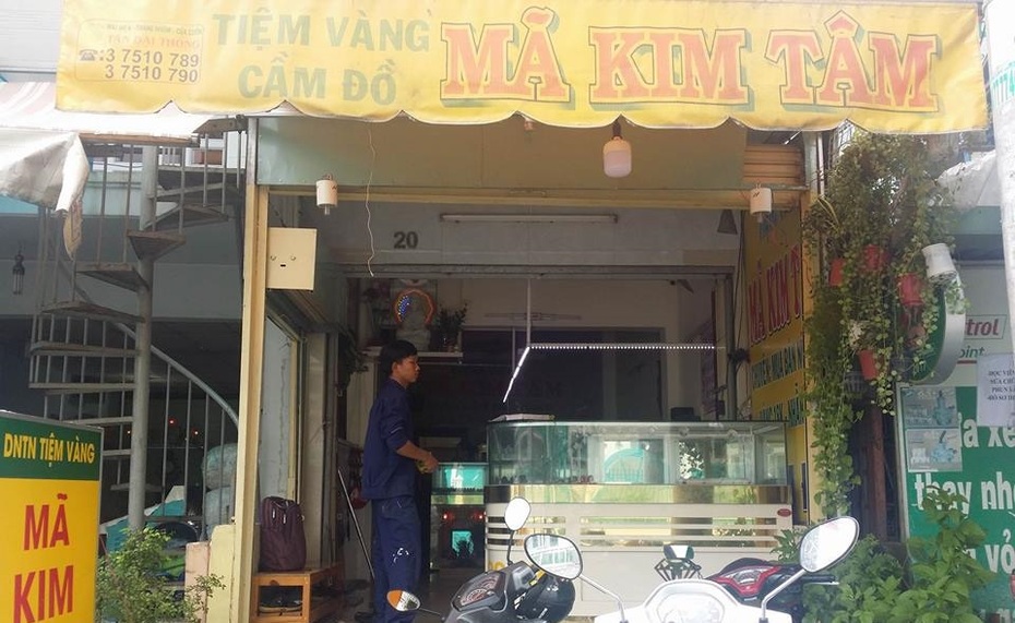 Phác họa ban đầu về kẻ trộm hơn 80 cây vàng của cửa hàng vàng