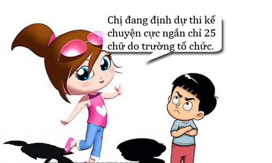 Tối cười: Chị gái mất hứng vì lời nói của em trai