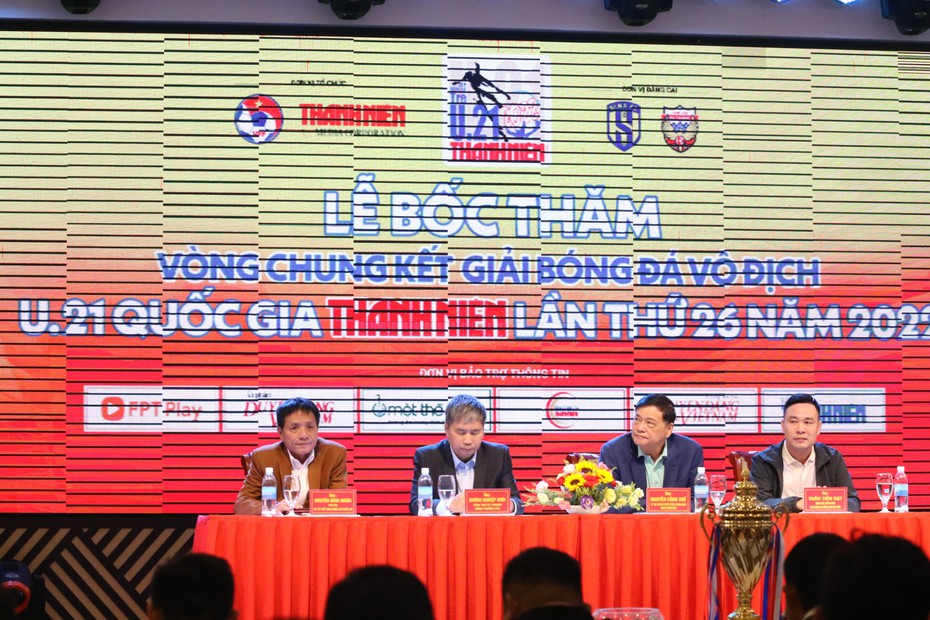 Bốc thăm, chia bảng vòng chung kết giải U21 quốc gia Thanh Niên 2022