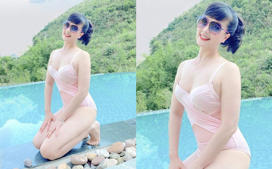 Vân Dung mặc bikini khoe vóc dáng nuột nà ở tuổi 45