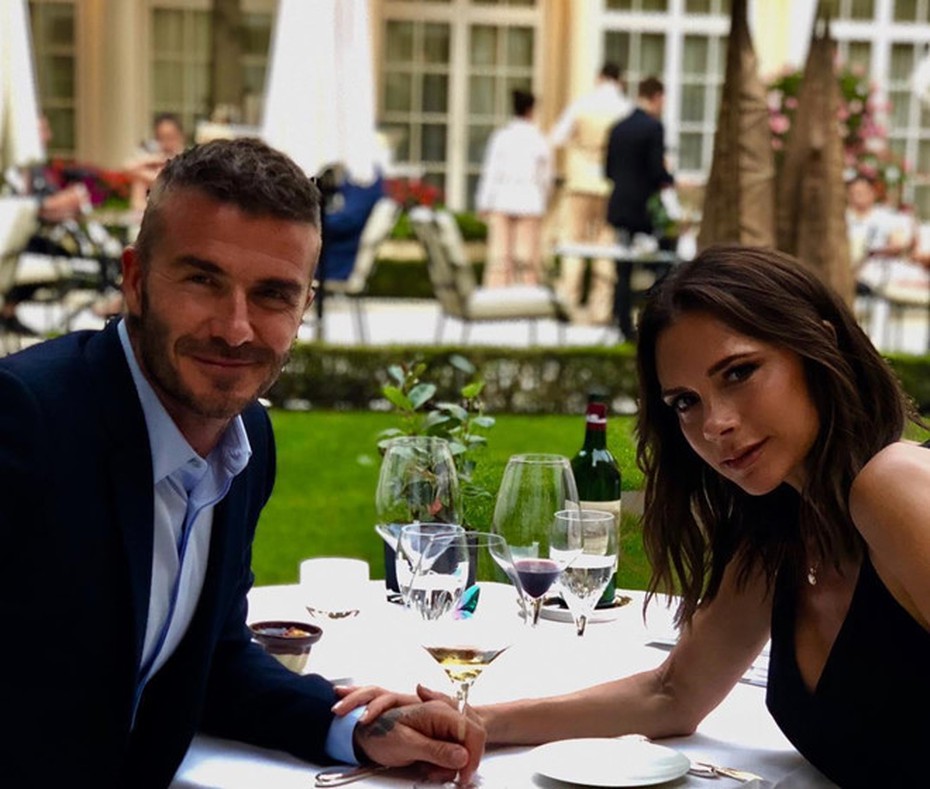 Những khoảnh khắc hạnh phúc của vợ chồng David Beckham