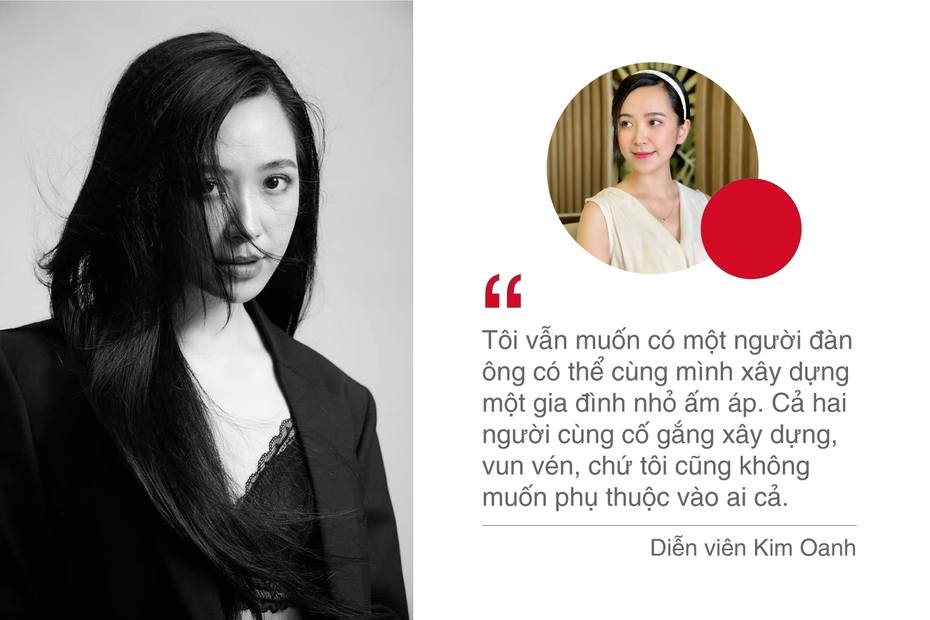 Diễn viên Kim Oanh: "Tôi rất muốn lấy chồng sớm và có con sớm"