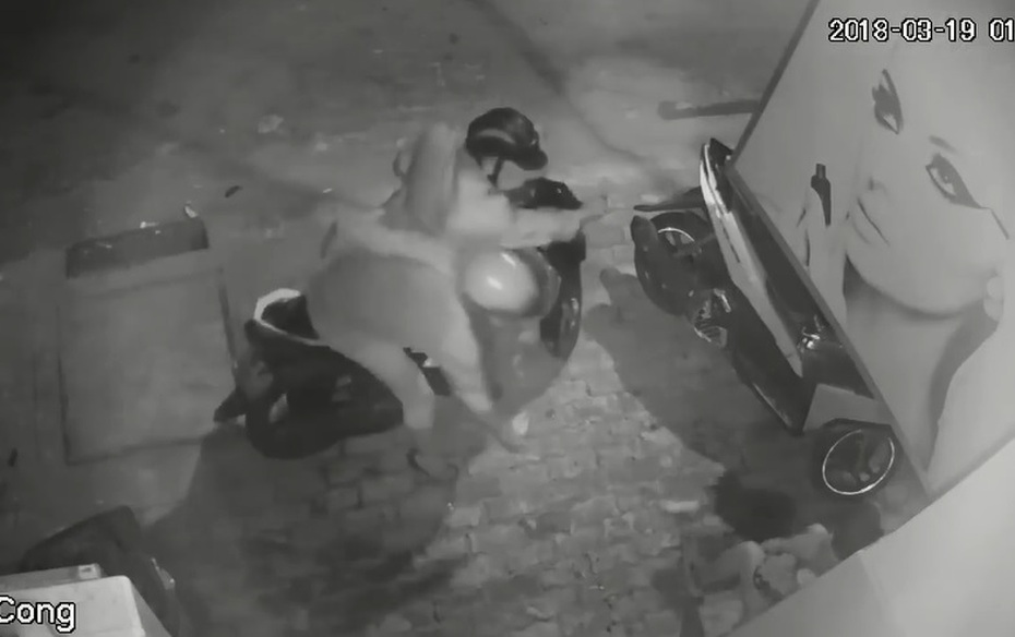 Clip: Hai thanh niên táo tợn cướp chó ngay trước mặt chủ nhà
