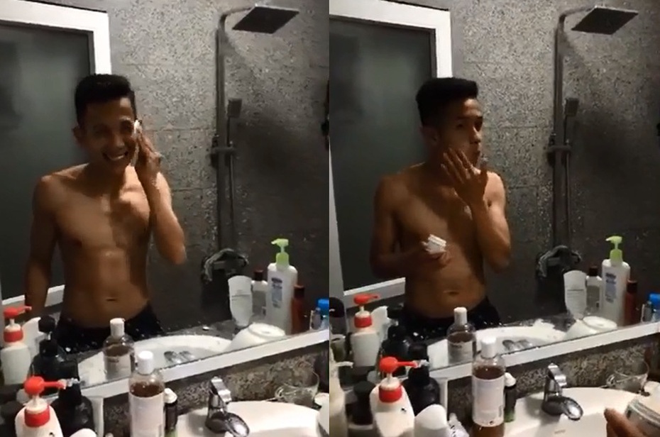 Clip: Hồng Duy bị đồng đội "bóc phốt" vì chăm sóc da kỹ như con gái
