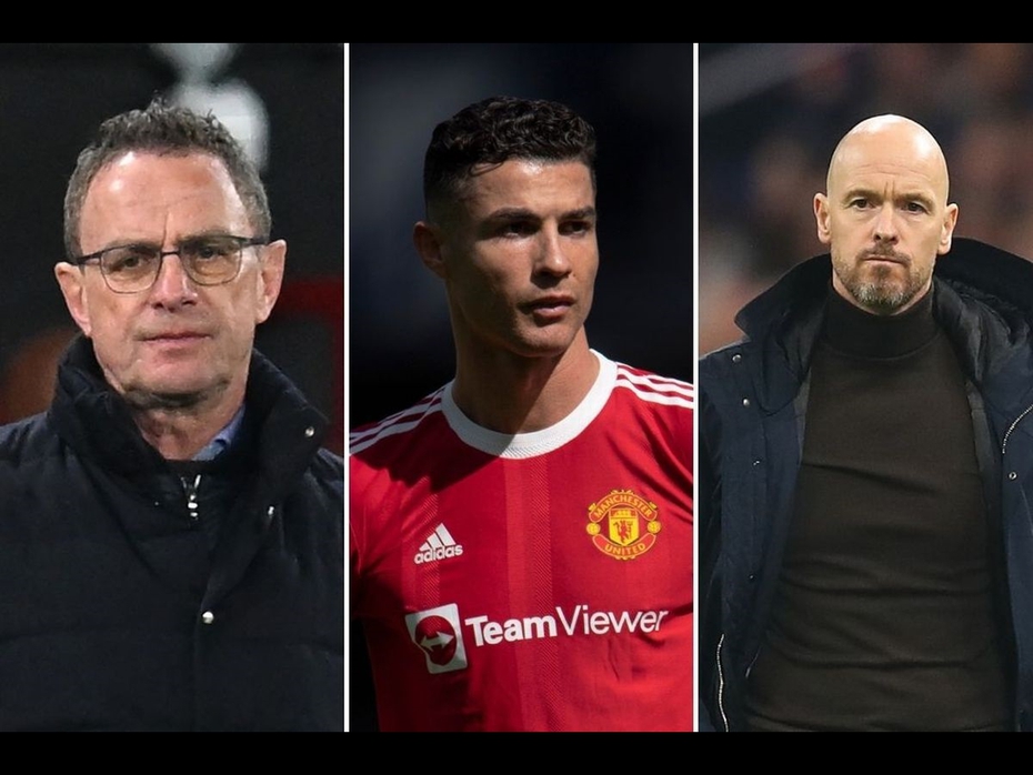Sắp rời MU, Rangnick "gửi gắm" CR7 cho Erik ten Hag