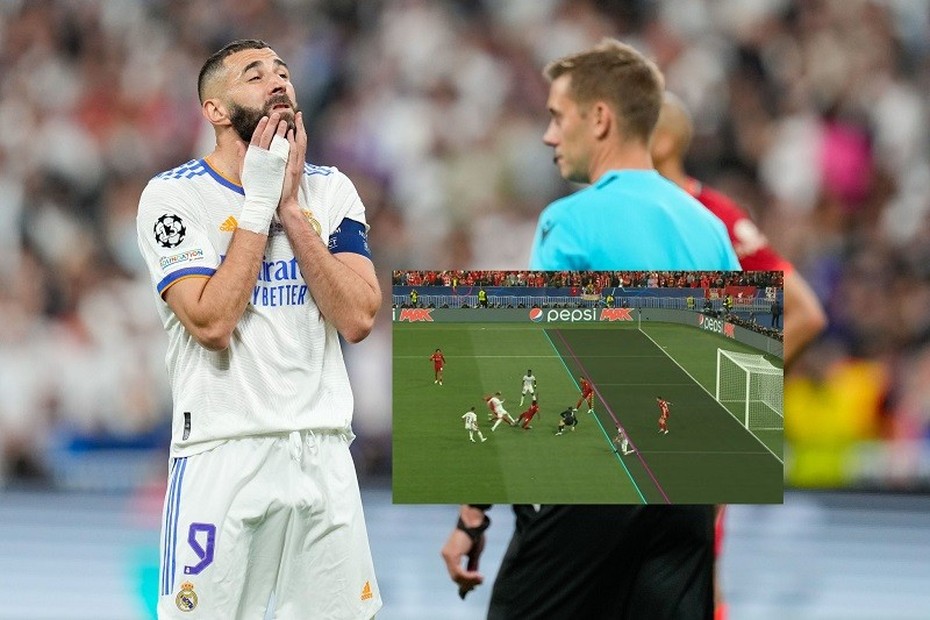 Trọng tài đã sai khi tước bàn thắng của Benzema vào lưới Liverpool?