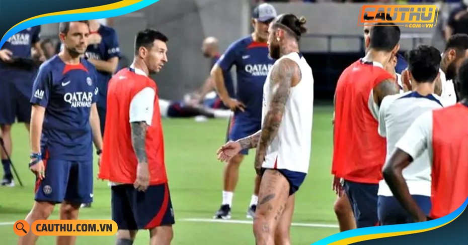 Quen chân “gạt giò”, Ramos phải ôm ấp Messi để giảng hòa