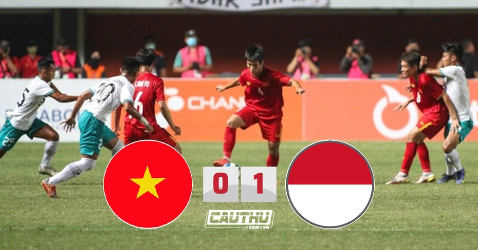 Hàng thủ mắc đúng 1 lỗi, U16 Việt Nam mất cúp cho U16 Indonesia