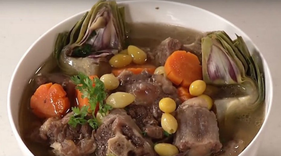 Món ngon mỗi ngày: Đuôi bò hầm atiso bổ dưỡng