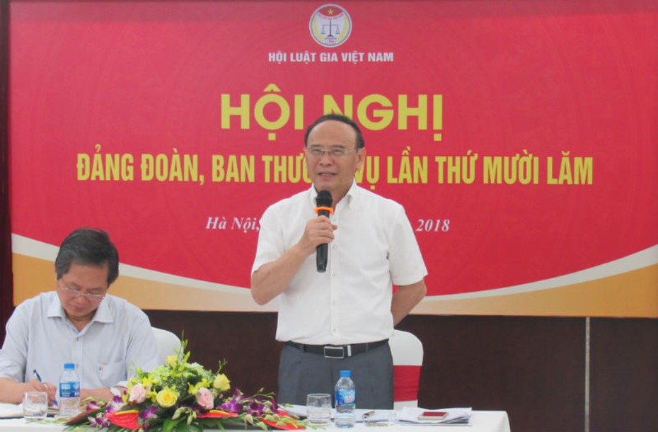 Hội nghị Đảng đoàn–Ban Thường vụ Trung ương Hội Luật gia VN