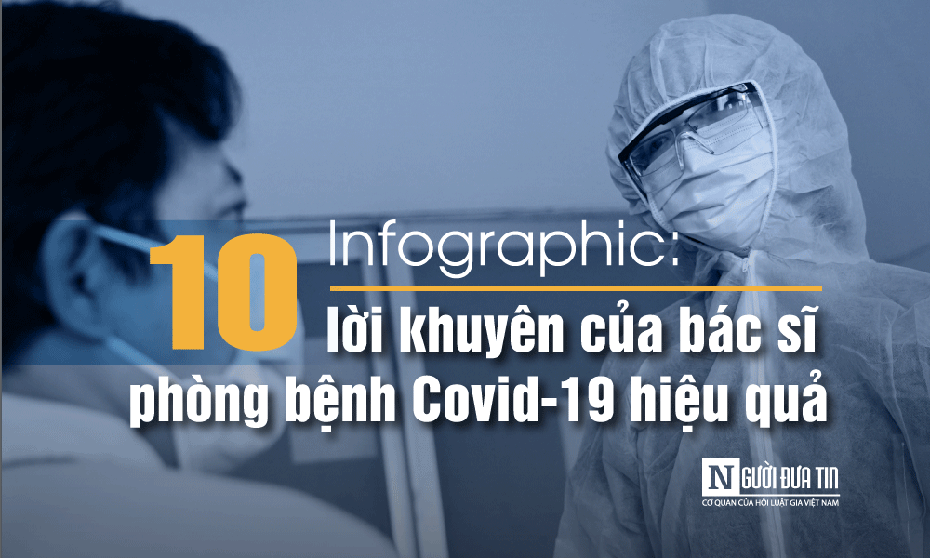 [Infographic]: 10 lời khuyên của bác sĩ phòng bệnh Covid-19 hiệu quả