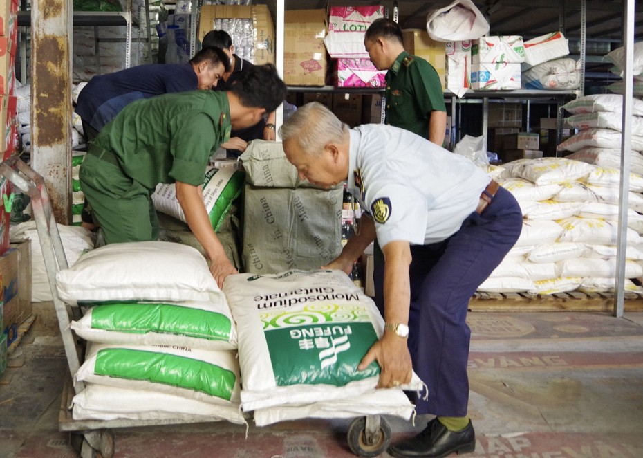 Phát hiện hơn 7 tấn hàng hóa không có hóa đơn, chứng từ ở Vũng Tàu