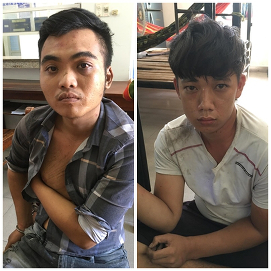 Đầu năm rủ nhau đi cướp giật, 2 đối tượng bị thành viên đội phòng chống tội phạm bắt giữ
