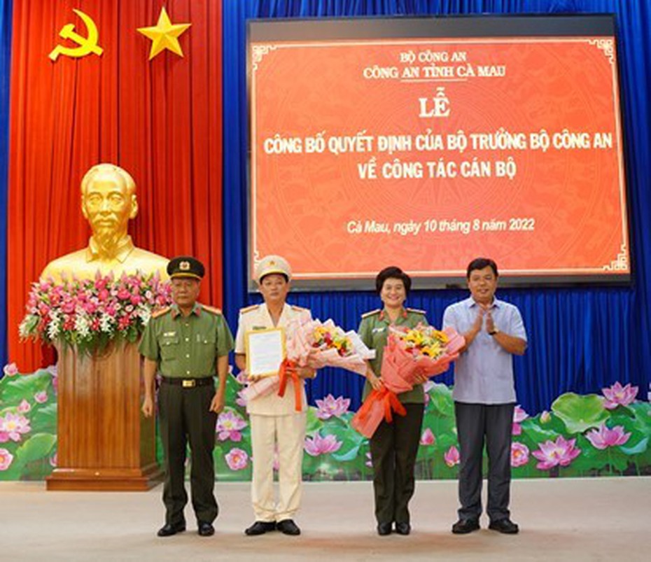 Công an tỉnh Cà Mau có tân Phó Giám đốc