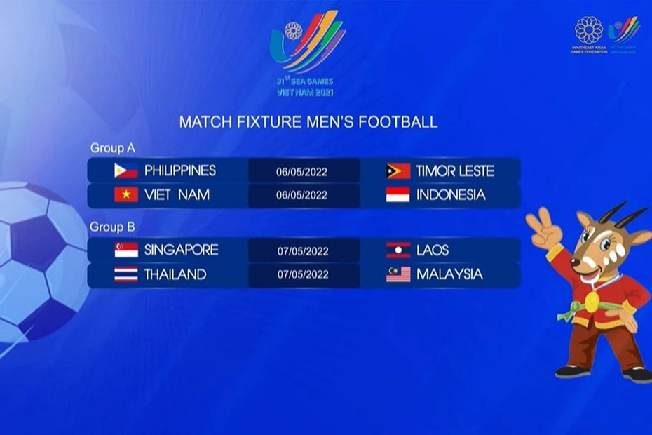 U23 Việt Nam rơi vào bảng tử thần tại SEA Games 31