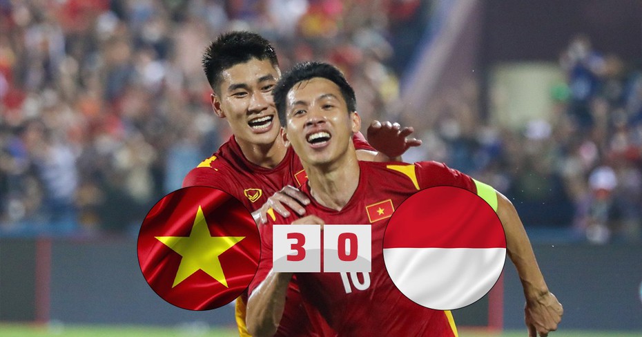 Hùng Dũng, Tiến Linh "nổ súng", U23 Việt Nam giã nát Indonesia