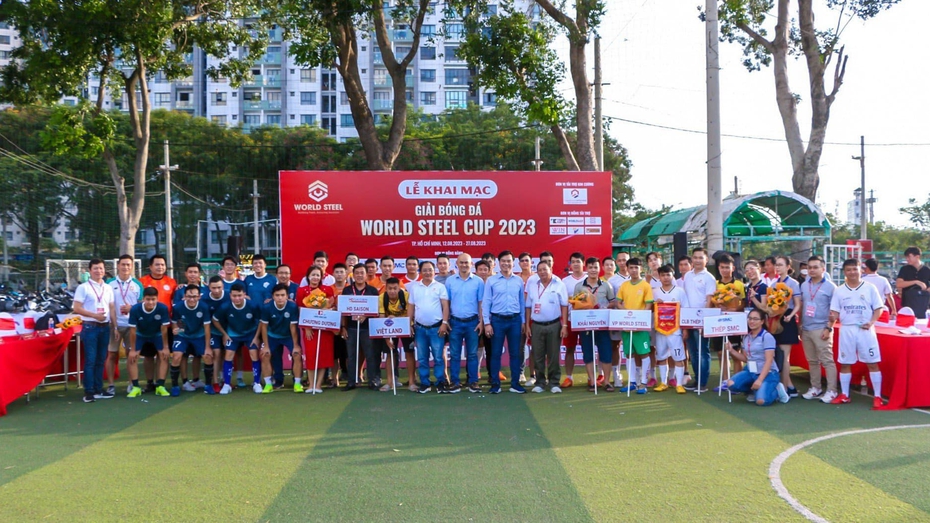 Hấp dẫn ngày khai mạc Giải bóng đá World Steel Cup 2023