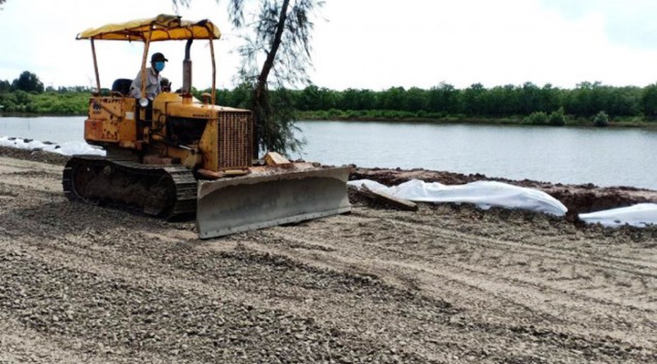 Bạc Liêu: Hơn 288 tỷ đồng nâng cấp đê biển Đông giai đoạn 2