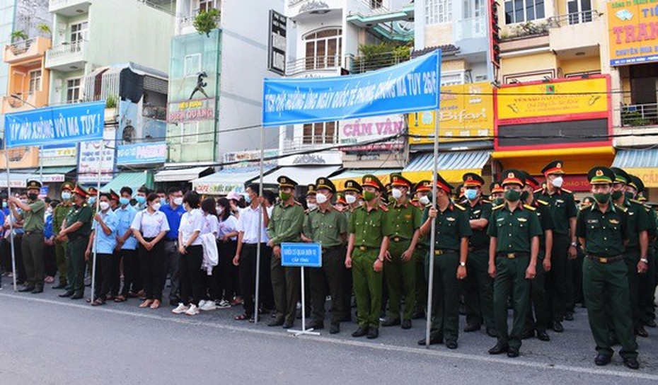 Bạc Liêu: Diễu hành “Tháng hành động phòng, chống ma túy” năm 2022