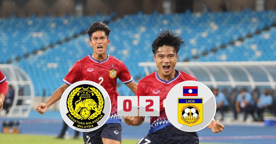 Thắng thuyết phục U23 Malaysia, Lào giành vé vào bán kết