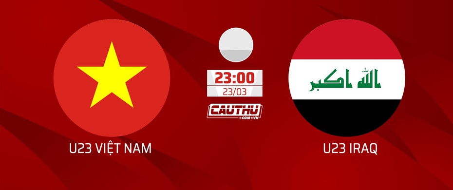 Nhận định U23 Việt Nam vs U23 Iraq, 23h00 ngày 23/3: Hồi ức Thường Châu