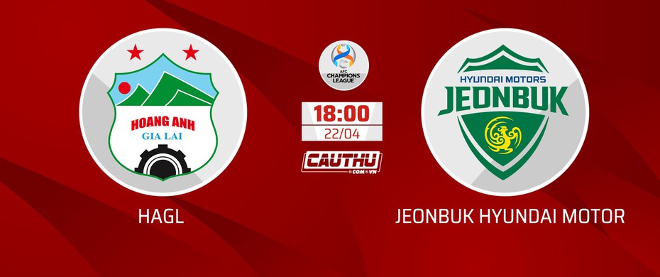 Nhận định bóng đá HAGL vs Jeonbuk Hyundai Motor, 18h00 ngày 22/4