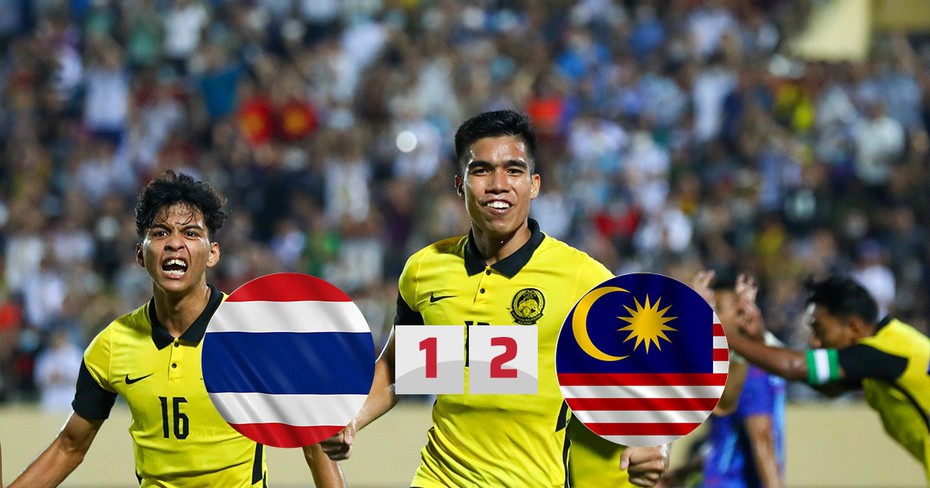 Nhận thẻ đỏ kéo người, U23 Thái Lan thua 'sốc' trước Malaysia