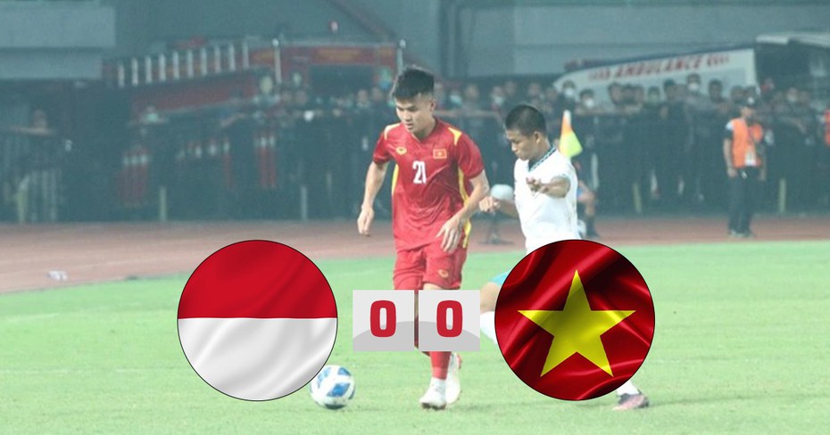 Bỏ lỡ cơ hội, U19 Việt Nam hòa tiếc nuối U19 Indonesia