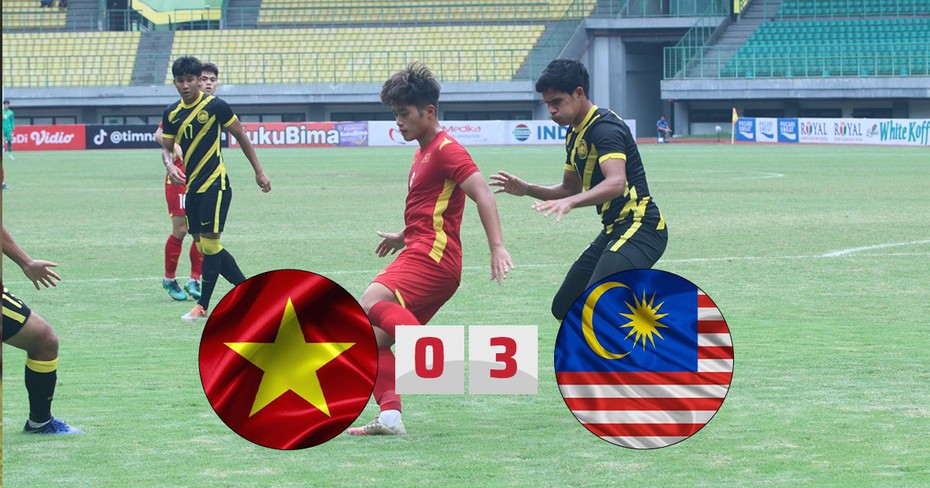 Phung phí cơ hội, U19 Việt Nam đại bại trước Malaysia