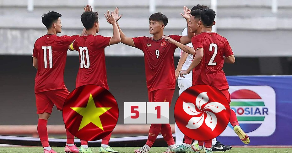 U20 Việt Nam hủy diệt U20 Hong Kong tại vòng loại U20 châu Á