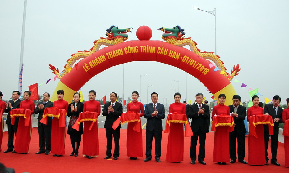 Hải Phòng khánh thành cầu Hàn và cầu Đăng sau 8 tháng thi công