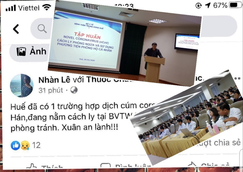 Huế có một trường hợp bị nhiễm vi-rút Corona là thông tin thất thiệt