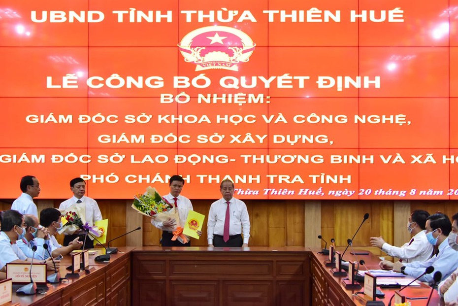 Thừa Thiên - Huế có 2 tân Giám đốc sở