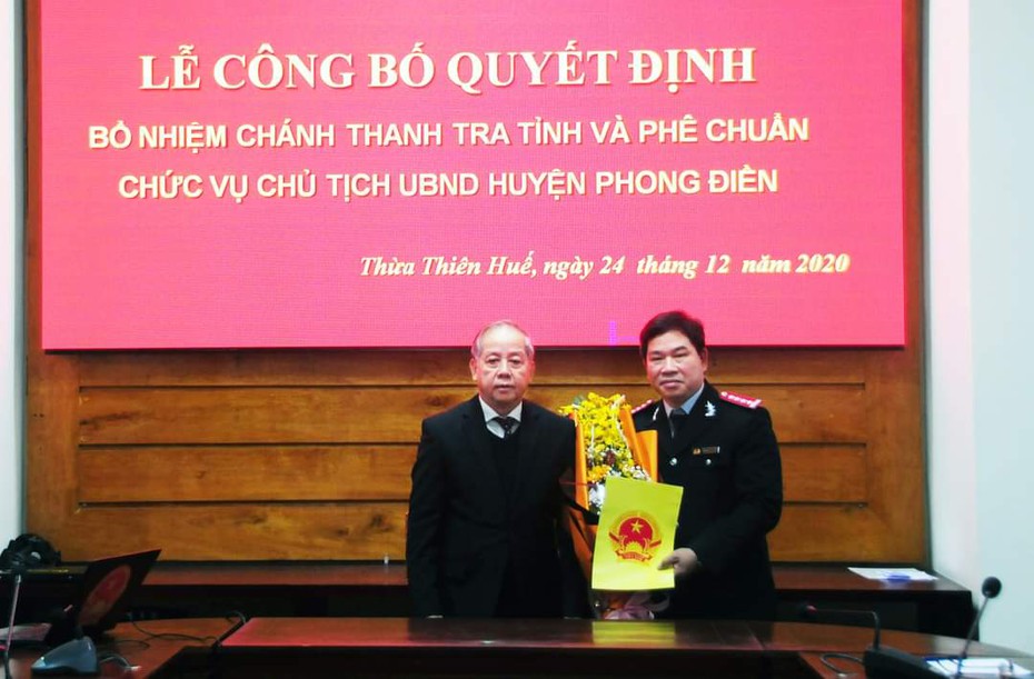 Thừa Thiên-Huế có tân Chánh thanh tra tỉnh