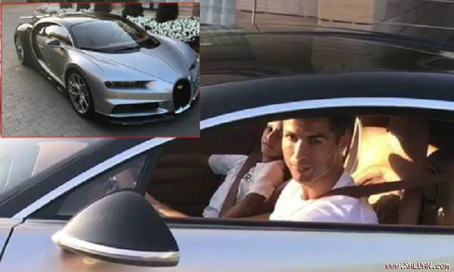 Cristiano Ronaldo “tậu” siêu xe thể thao Bugatti Chiron mới