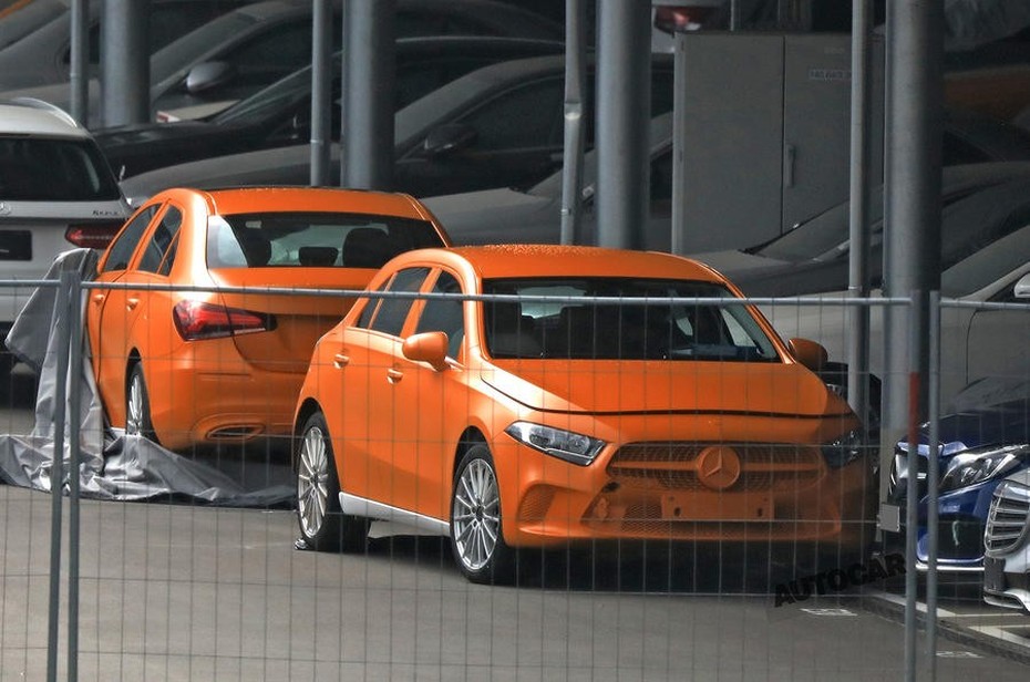 Mercedes-Benz A-Class 2018 lộ diện với lớp ngụy trang kín mít