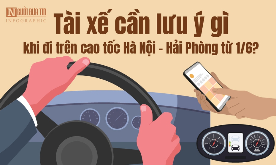 Tài xế cần lưu ý gì khi đi trên cao tốc Hà Nội – Hải Phòng từ 1/6?