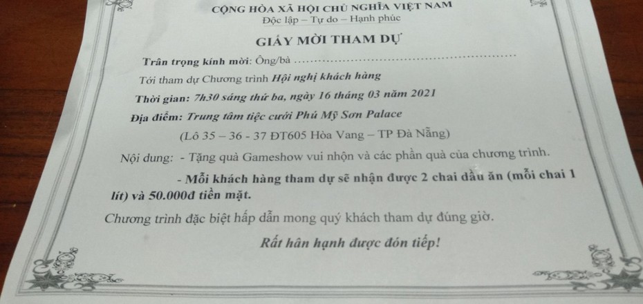 Lộ diện băng nhóm lừa đảo liên tỉnh, mời người dân dự sự kiện nhận quà