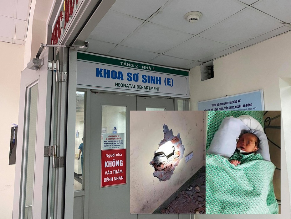 Gia đình đón bé sơ sinh bị bỏ rơi giữa hai khe tường sau gần 1 tháng điều trị