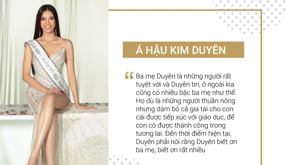 Á hậu Kim Duyên: Cô bé nghèo vượt lên số phận, nỗi đau thất bại để chạm đến thành công