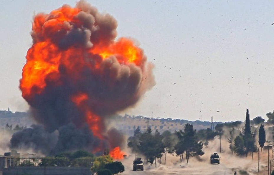 Clip: Hai vụ nổ liên tiếp tại al-Hasakah, Syria rung chuyển