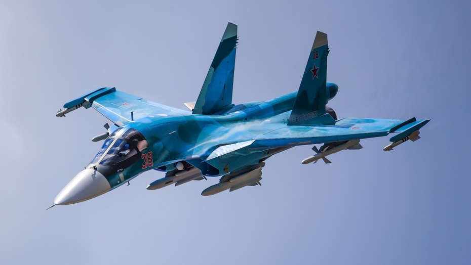 Cận cảnh màn không kích của Su-34: Uy lực và huỷ diệt đến kinh ngạc