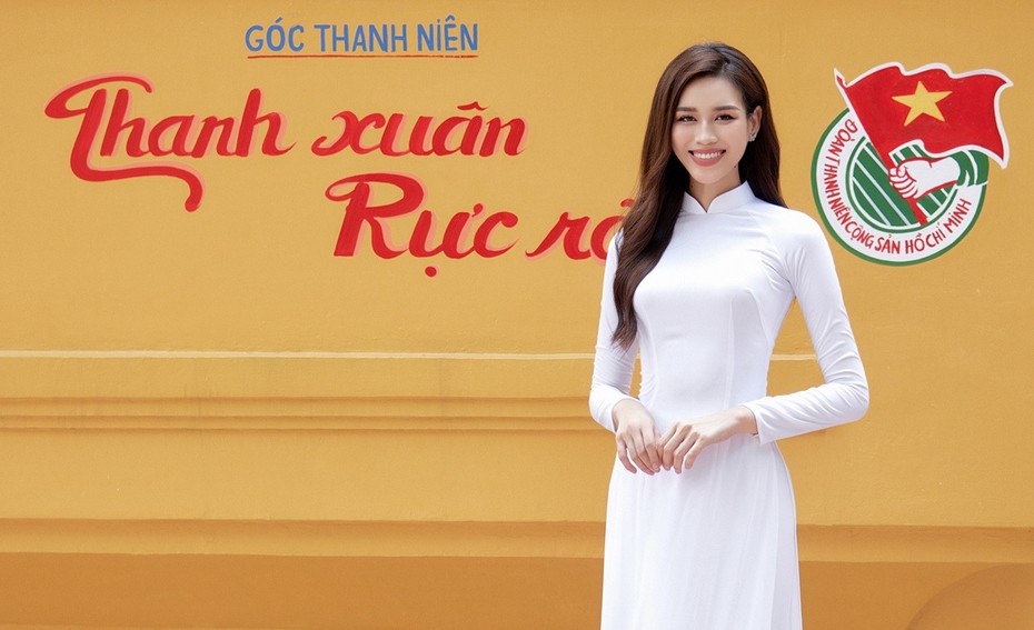 Hoa hậu Đỗ Thị Hà khoe nhan sắc thuần khiết trong bộ ảnh kỷ yếu