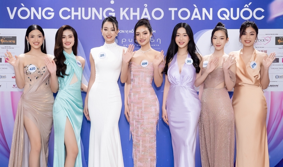 Miss World Vietnam 2023: 59 thí sinh lộng lẫy tại buổi họp báo