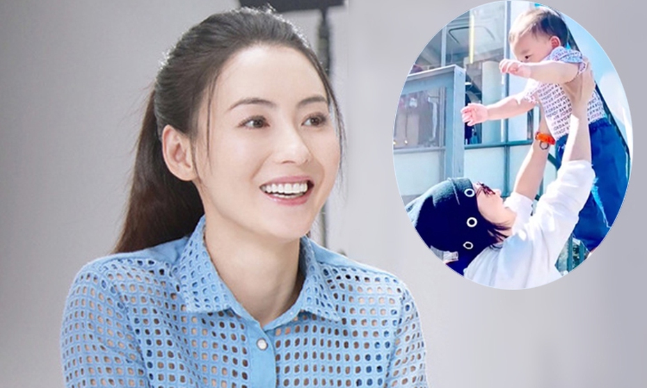 Trương Bá Chi lần đầu tiên khoe ảnh cận mặt cậu con trai thứ 3, sau ồn ào danh tính cha đứa trẻ