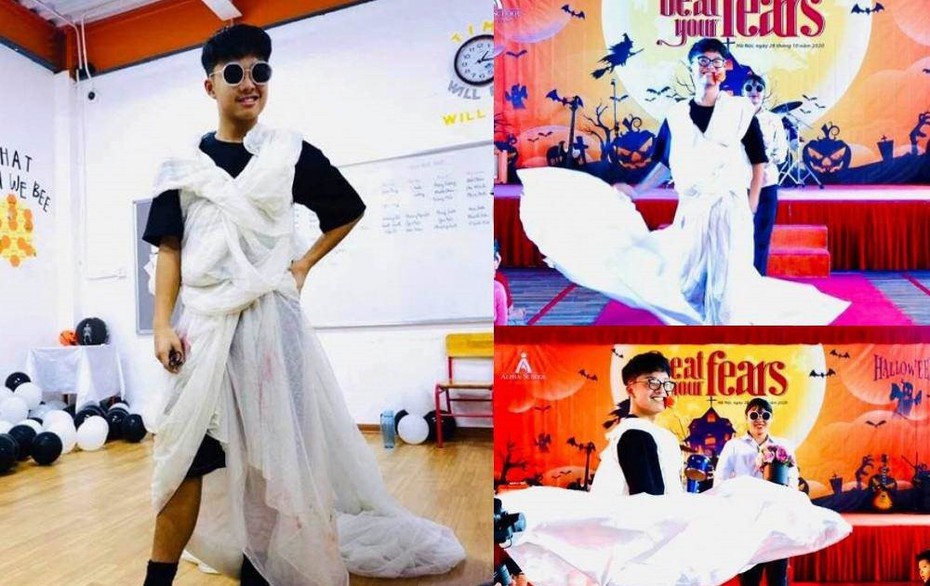 Sao Việt: Phản ứng của Công Lý khi Thảo Vân đăng ảnh con trai mặc váy