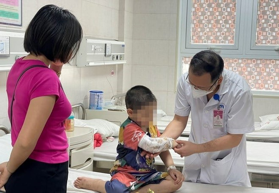 Vĩnh Phúc: Trẻ vỡ thận vì bị chó tấn công