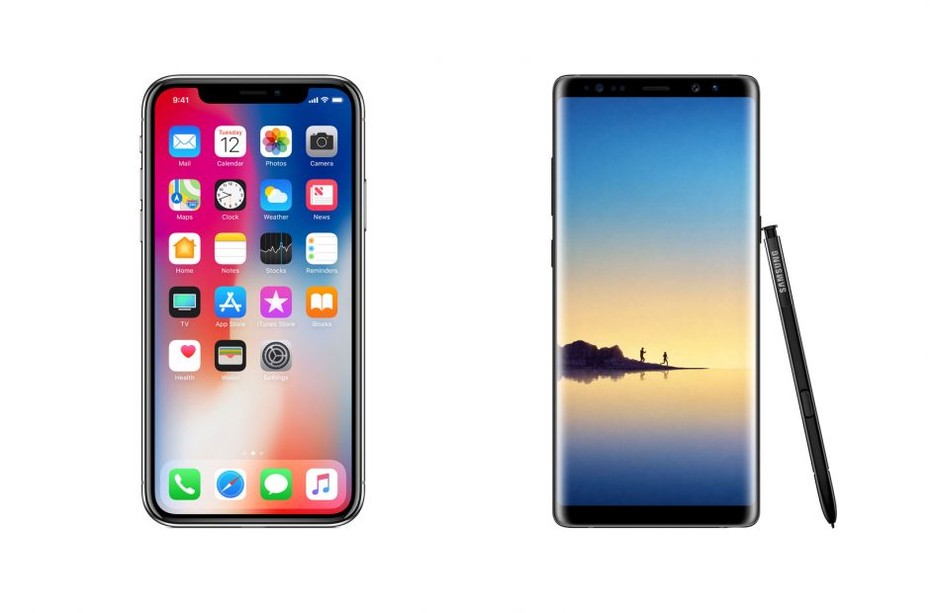 So sánh cấu hình chi tiết iPhone X và Galaxy Note 8