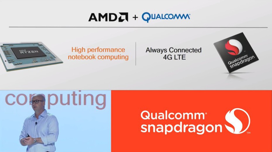 AMD bắt tay Qualcomm tích hợp chip 4G LTE trên laptop Windows