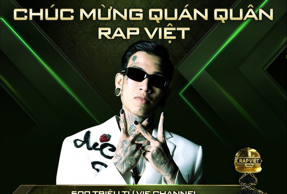 Phản ứng của người hâm mộ khi Dế Choắt giành Quán quân Rap Việt